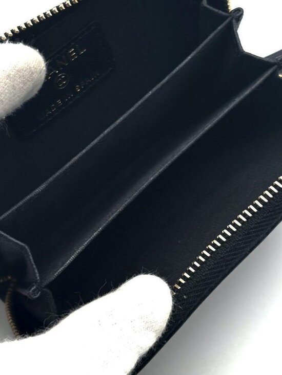 Chanel Wallet Mademoiselle Round Zip Coin Purse - Picture 5 of 12